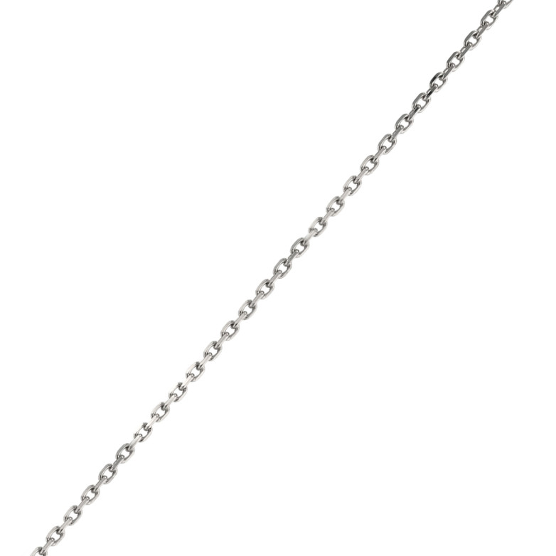 Chaine maille forçat or blanc 2.20g Comme neuf -  reconditionné disponible sur Gemme Les Bijoux